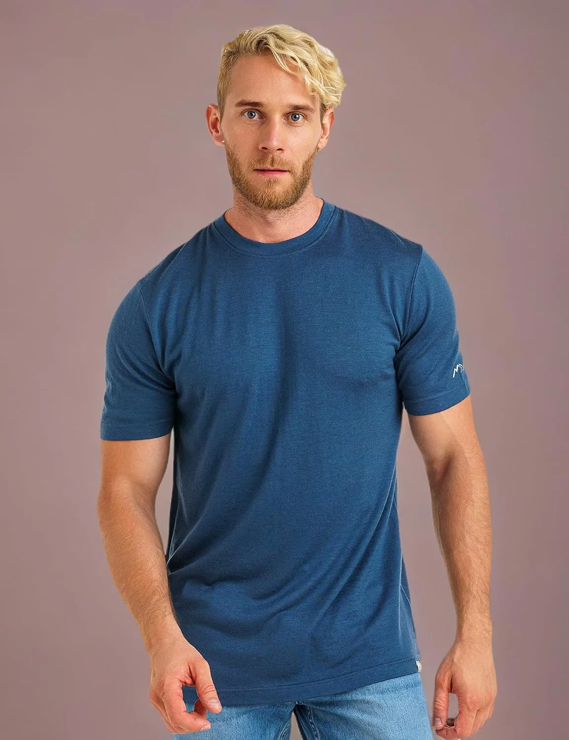 Merino.tech Merino Wool T-Shirt Mens - 100% Merino Wool Undershirt Lightweight Base Layer