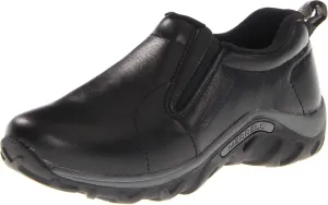 Merrell Jungle Moc Moccasin, Black Leather, 4 US Unisex Big Kid