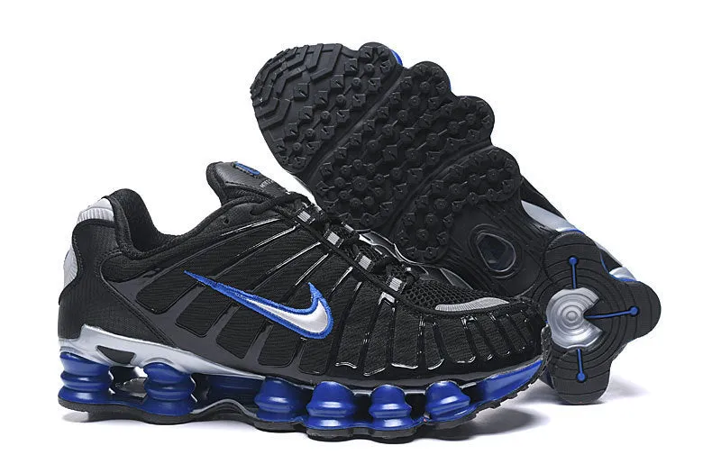 METALLIC x BLACK RACER TL NIKE Stylish design SILVER SHOX BLUE Door-to-door delivery