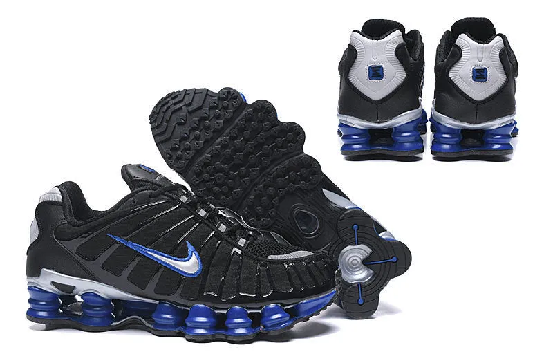 METALLIC x BLACK RACER TL NIKE Stylish design SILVER SHOX BLUE Door-to-door delivery