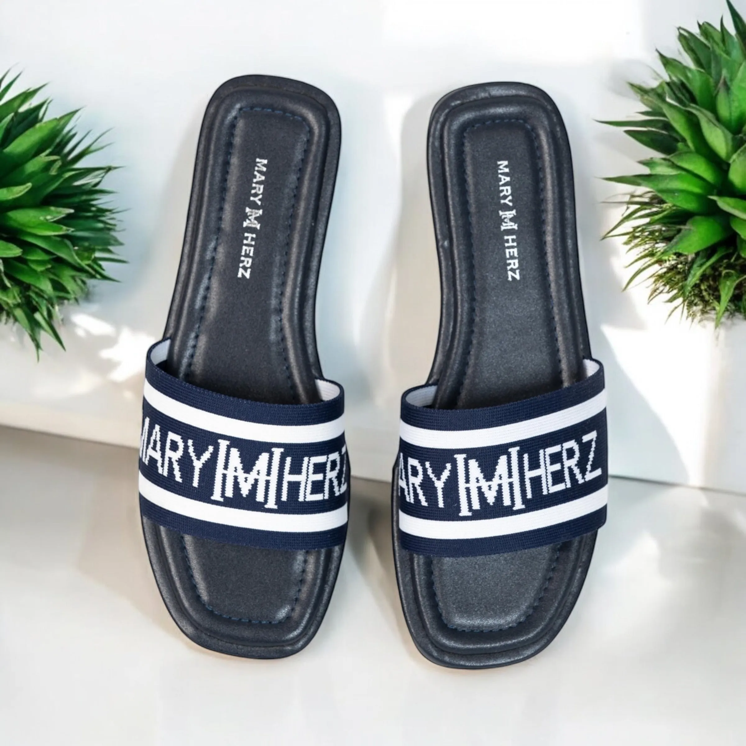 MHS-COTTON LOGO SANDALS