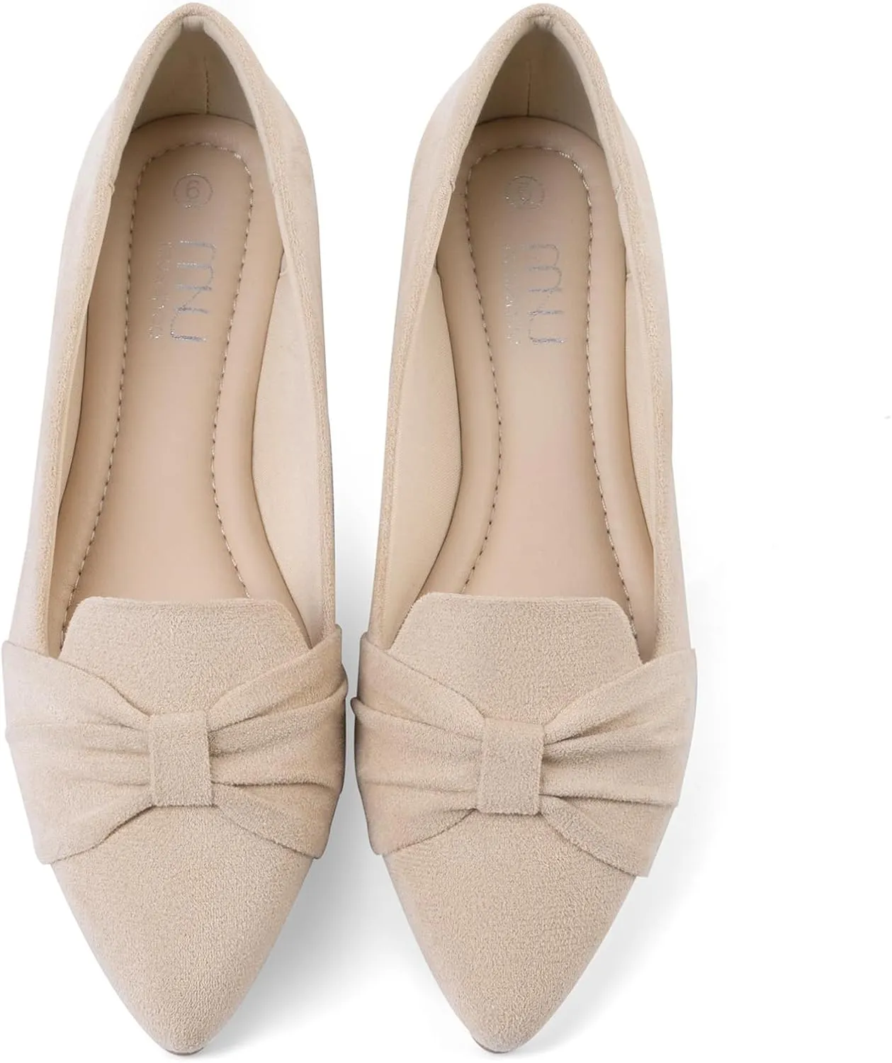MUSSHOE Flat Shoes Women Comfortable Slip on Women's Flats Dress Shoes for Women