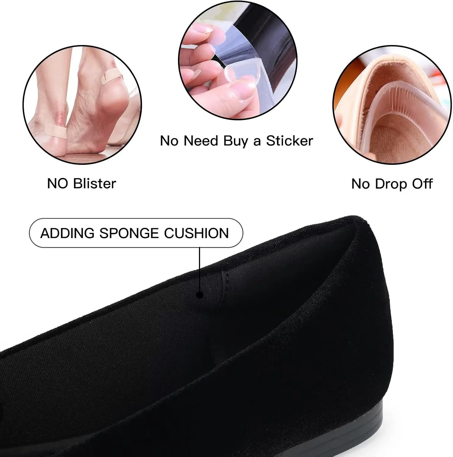 MUSSHOE Flat Shoes Women Comfortable Slip on Women's Flats