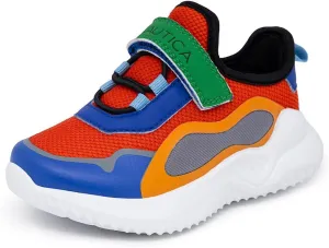 Nautica Kids Fashion Sneaker Athletic Running Shoe with One Strap |Boys - Girls|(Toddler/Little Kid)
