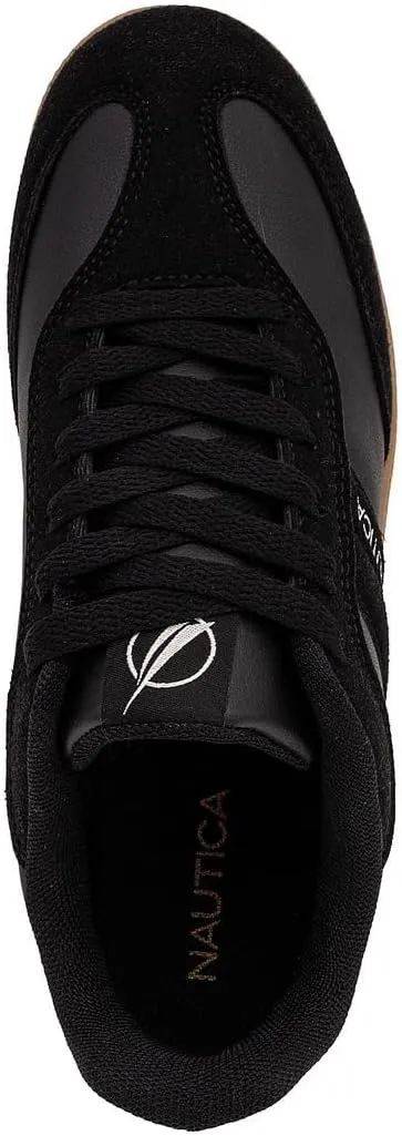 Nautica Women’s Lace-Up Fashion Sneakers – Low-Top Casual Walking & Tennis Shoes with Platform or Regular Heel