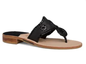 Navajo- Black Thong Jack Rogers Womens Sandals