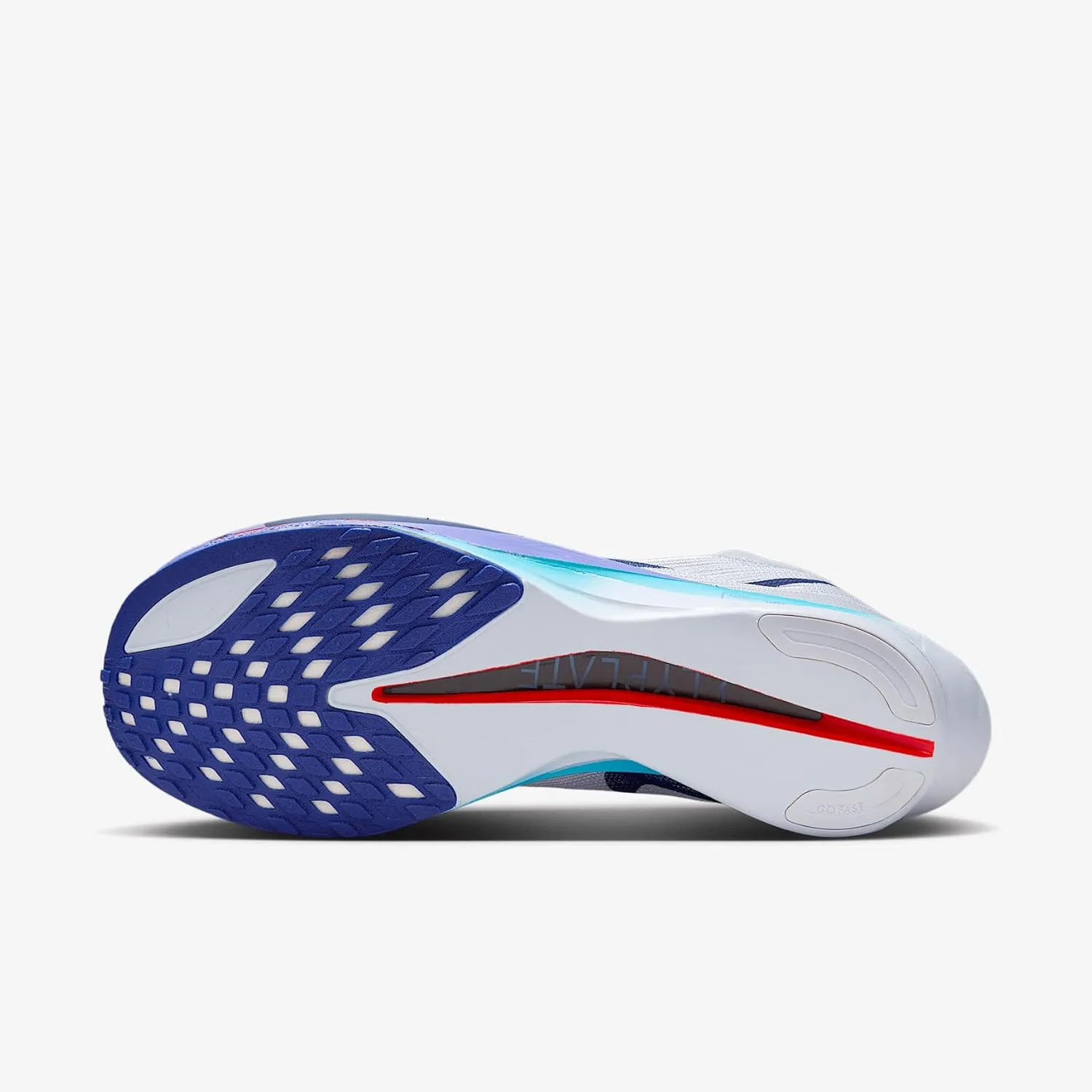 Nike Streakfly 2 Road Racing Shoes (HF6416-001, Ghost/Persian Violet/Blue Lightning/Blue Void)