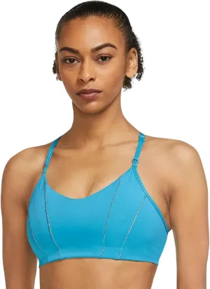 Nike Yoga Indy Women's Light-Support Padded Metallic Tape Sports Bra