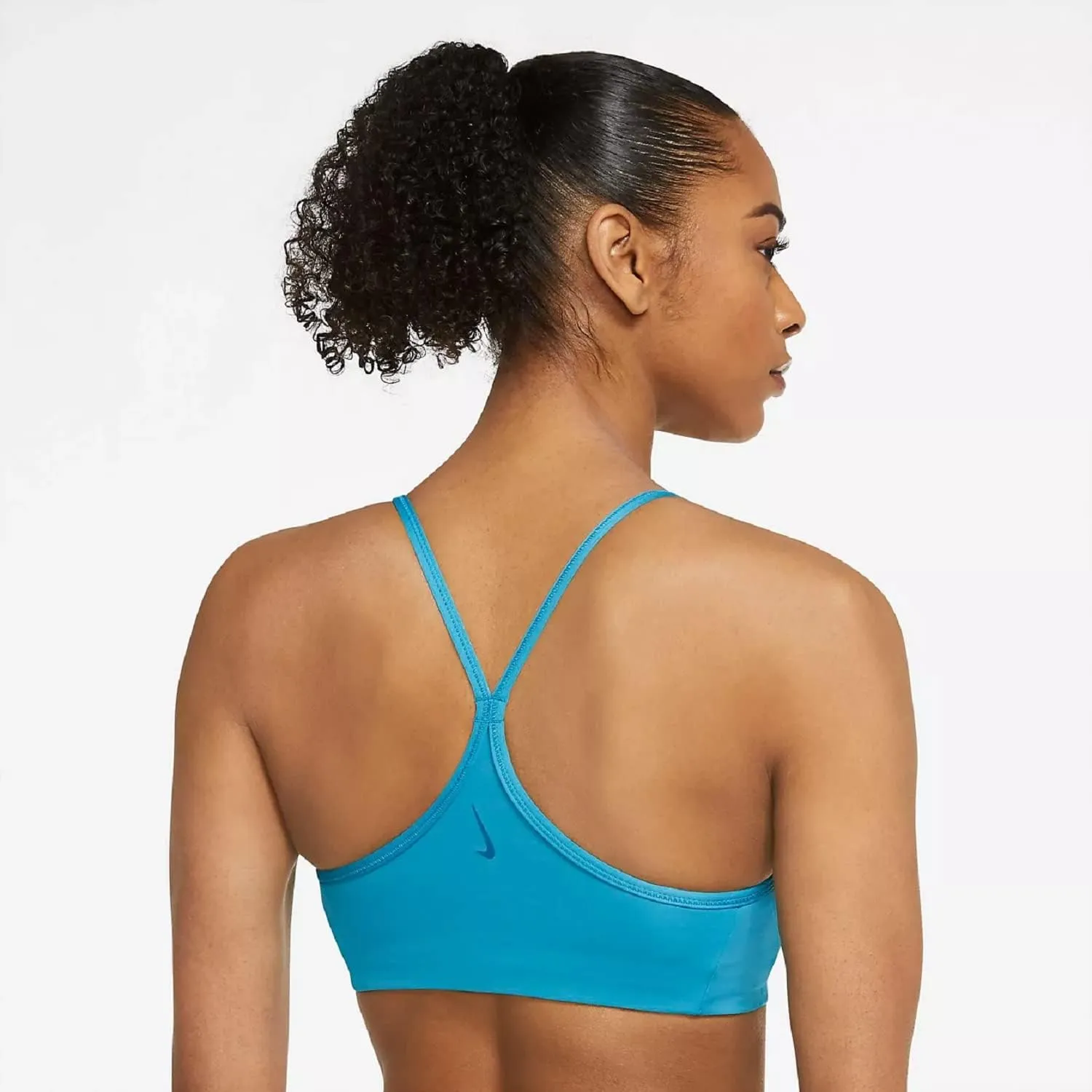 Nike Yoga Indy Women's Light-Support Padded Metallic Tape Sports Bra
