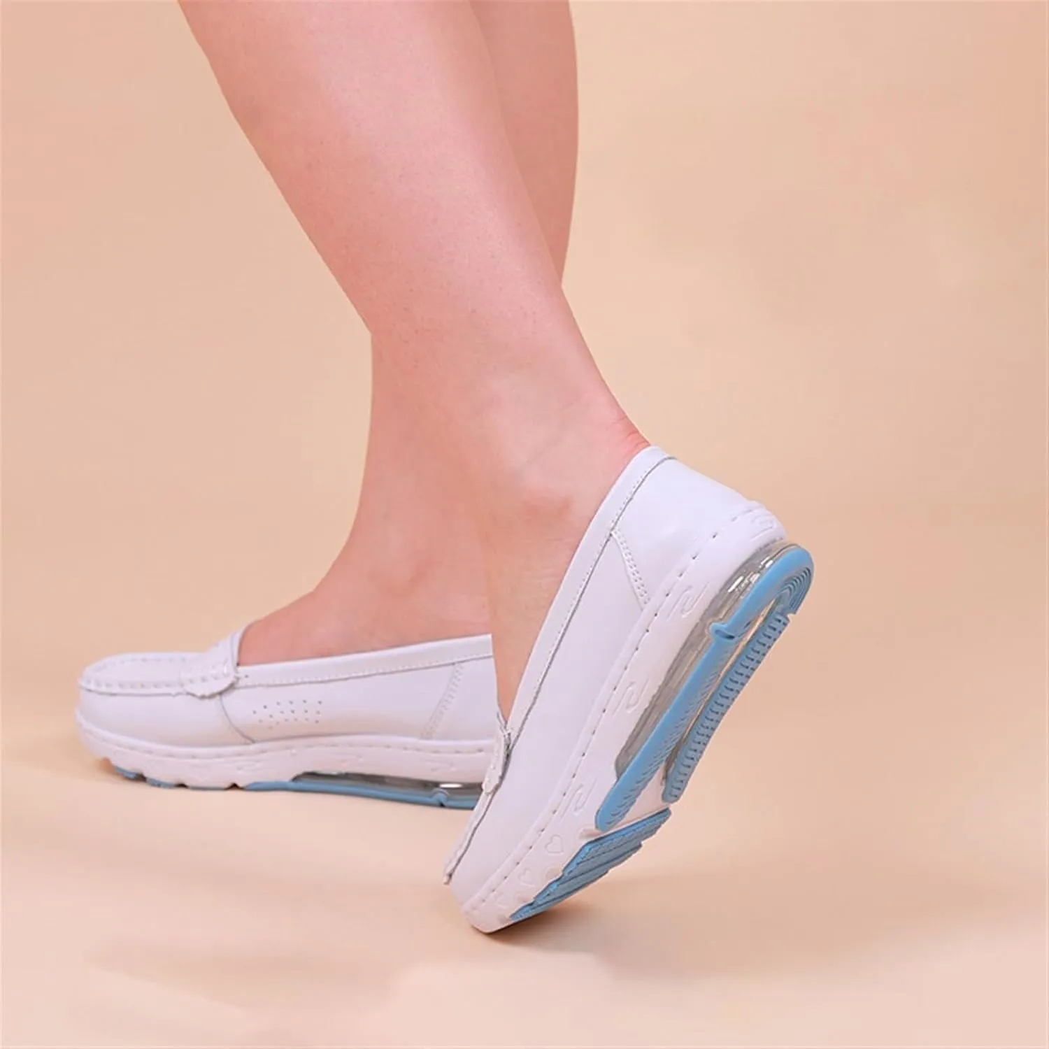 Nursing Shoes Women On Lightweight White Slip Resistant Arch Support Sneakers for Women Healthcare Women Comfort Shoes C-1709