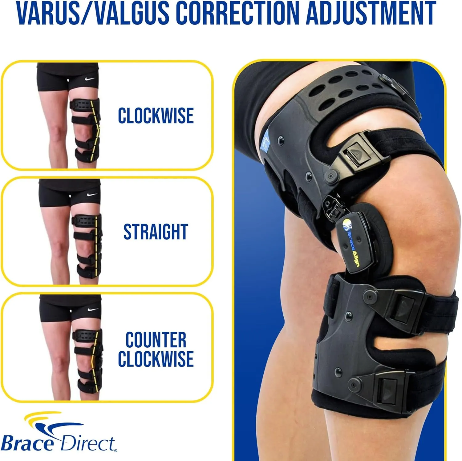 OA Unloader Knee Brace - Arthritis Pain Relief, Osteoarthritis, Bone-on-Bone Knee Joint Pain, Medial or Lateral Unloader Support, Knee Pain Relief for Joint Degeneration, Men & Women,