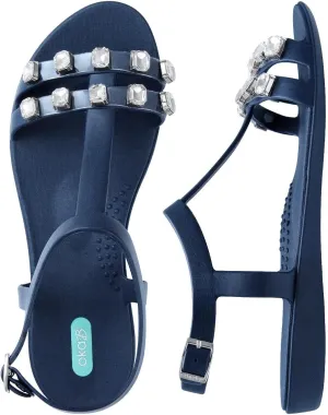 Oka-B Women's Morgan Flat Sandal with Straps