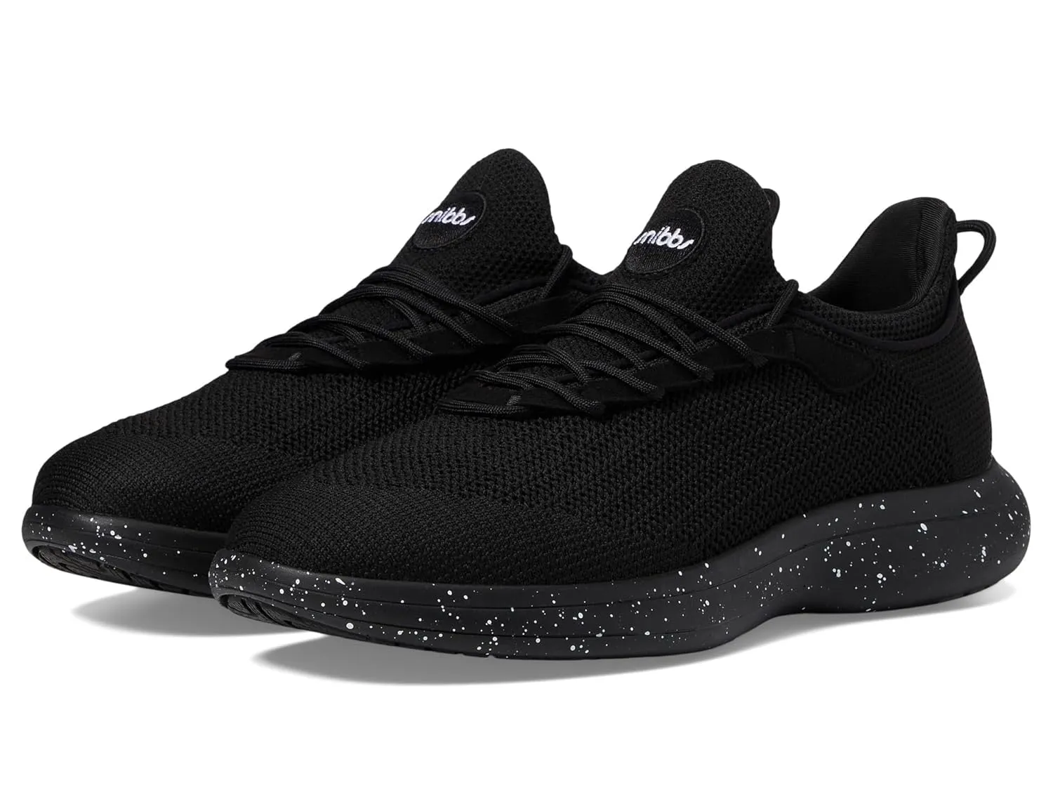 Orbit Work Unisex Sneakers – Stratus EVA Midsole – Foam Insole – Polyester Lining – Pull Tab Black Speckle Men's 13, Women's 14.5 Medium