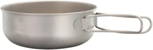 Outdoor Pure Titanium Camping Cup Lightweight Portable Tableware