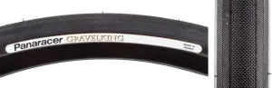 Panaracer Gravel King Slick 700x43 Tubeless TPI 95 Black/Black Reflective Road