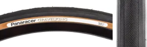 Panaracer Gravel King Slick 700x43 Tubeless TPI 95 Black/BRN Reflective Road