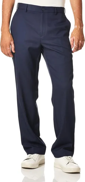 PGA TOUR Men's Golf Pants with Expandable Waistband, Flat Front, Moisture-Wicking, Sun Protection, Stretch Lightweight Twill
