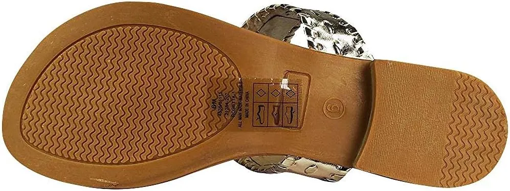 Pierre Dumas Women's Rosetta Slip-on Sandals