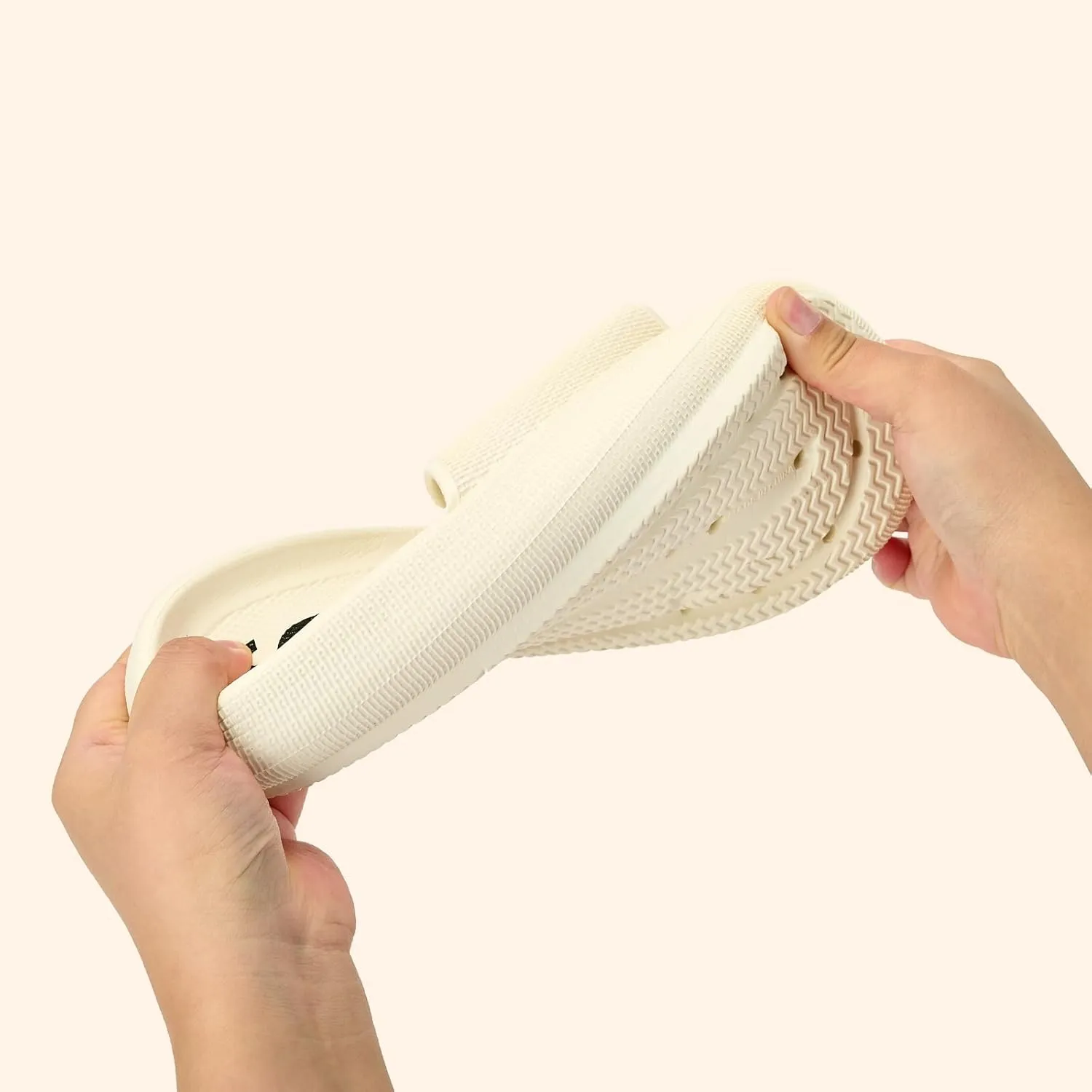 Pillow Slippers for Womens House Slides Sandals Cushioned Thick Sole Cloud Slippers Easy to Clean Quick Dry Shower Shoes
