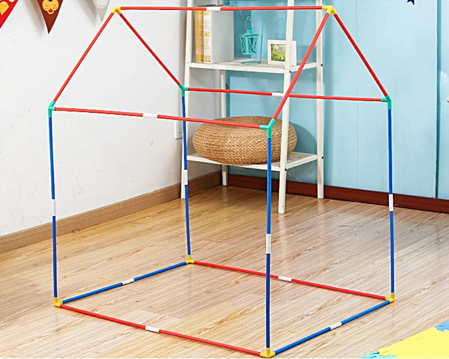 POCO DIVO Unicorn Paradise Princess Castle, Girls Pegasus Bedroom Tent, Kids Outdoor Pretend Camping House, Toddler Rainbow Indoor Play Tent, Foldable Roomy Children Pony Playhouse