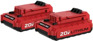 PORTER-CABLE 20V MAX* Lithium Battery, 2-Pack (PCC680LP)