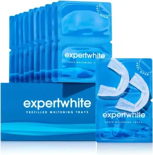 Prefilled  On-The Go Teeth Whitening Trays Kit: Ready to use. PH Balanced 12% Hydrogen Peroxide Gel Filled - No Sensitivity - On-The-Go Better Than Strips Pen. Teeth (20 Trays 10-Pack)