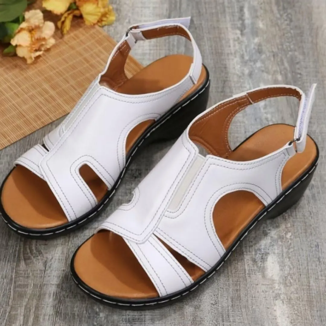 Premium Leather Orthopedic Wedge sandals