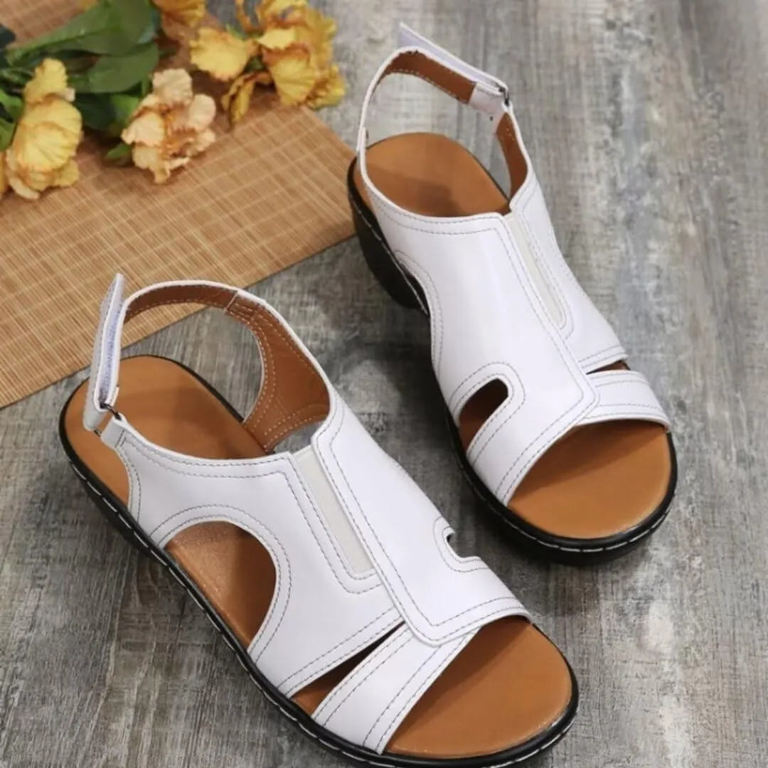 Premium Leather Orthopedic Wedge sandals