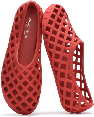 Project Cloud Jelly Shoes for Women - Lightweight & Water-Resistant Women's Flats Sandals - Non Slip Womens Shoes - Perfect Summer Jelly Flats for Women 2025 (Jellz)