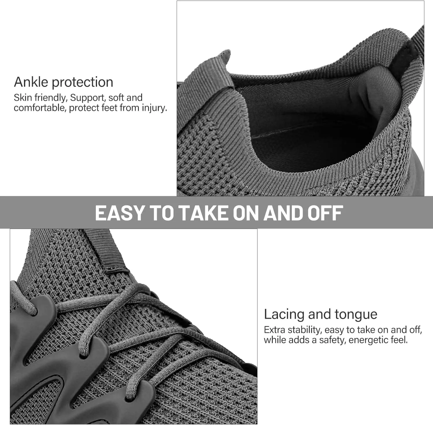 Pujcs Women Shoes Lightweight Tennis Shoes Non Slip Gym Workout Shoes Breathable Mesh Walking Womens Sneakers