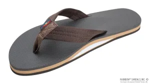 Rainbow Men's Rubber Single Layer Soft Top 1' Strap Sandal