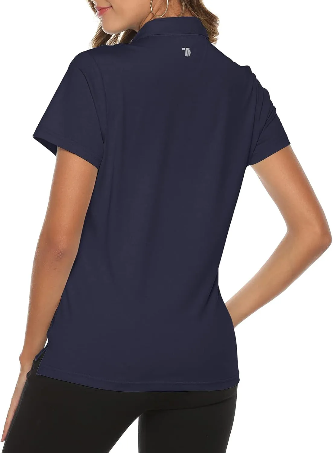Rdruko Women's Golf Polo Shirts Short Sleeve Dry Fit Moisture Wicking Tennis Sports Casual Collared T Shirts