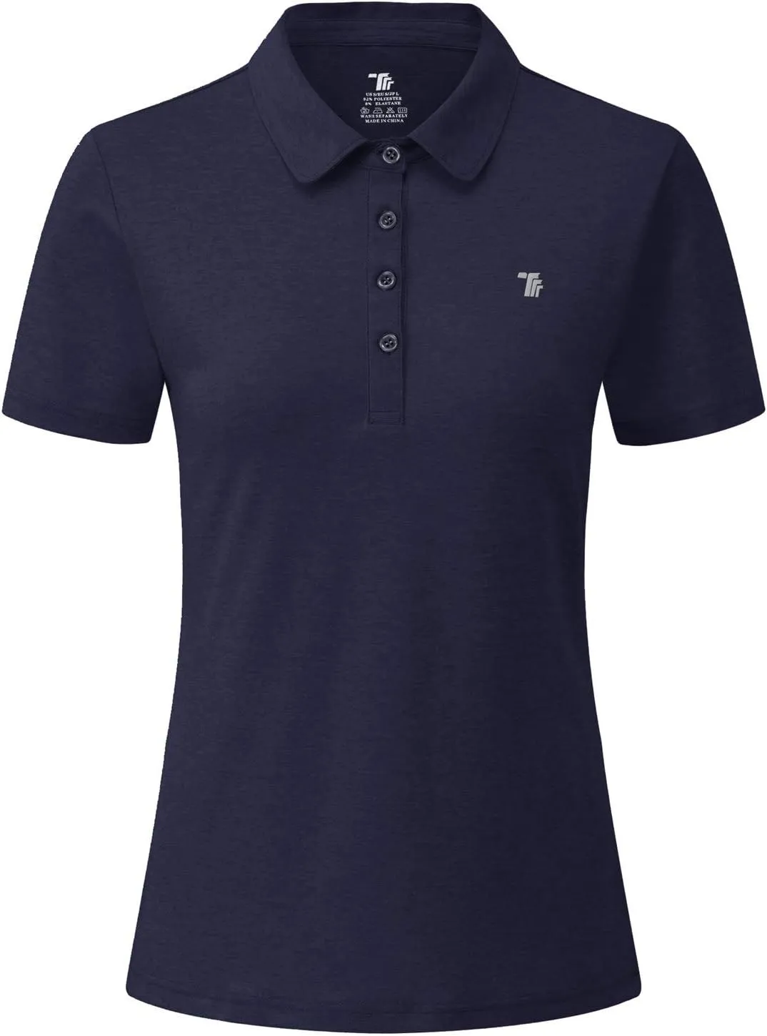 Rdruko Women's Golf Polo Shirts Short Sleeve Dry Fit Moisture Wicking Tennis Sports Casual Collared T Shirts