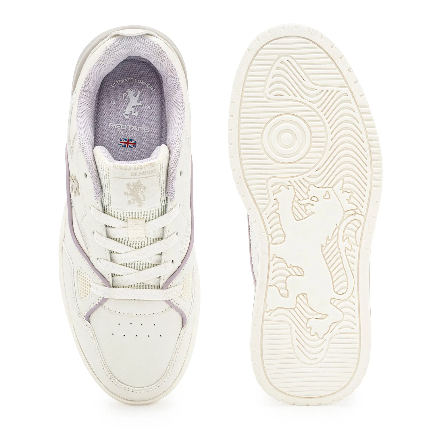 Red Tape Casual Sneaker Shoes for Women | Classic Rounded Front & Cushioned Impact