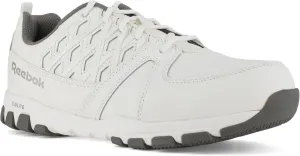 Reebok Men's Rb4443 Sublite Athletic Work Steel Toe Shoe White Safety