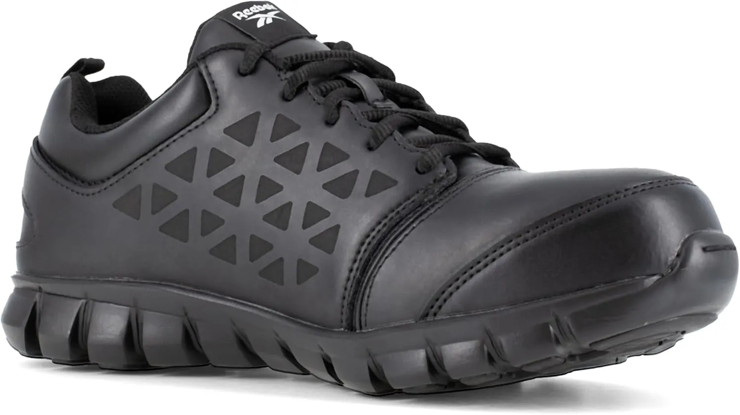 Reebok Work Men's Athletic Steel Shoe White RB4443 Sublite Work Safety Toe