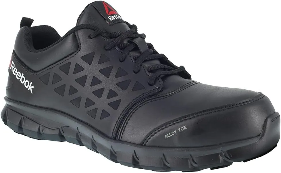 Reebok Work Men's Athletic Steel Shoe White RB4443 Sublite Work Safety Toe