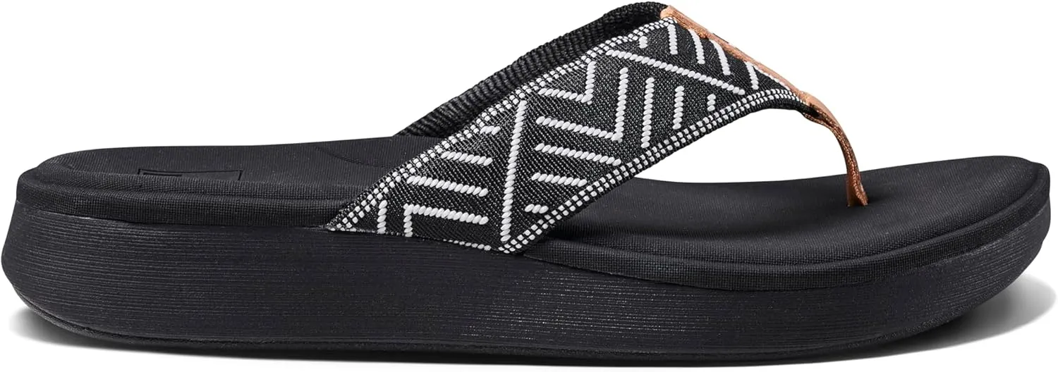 REEF Cushion Cloud TX Womens Flip Flop, Super Soft Molded Footbed, Arch Support.
