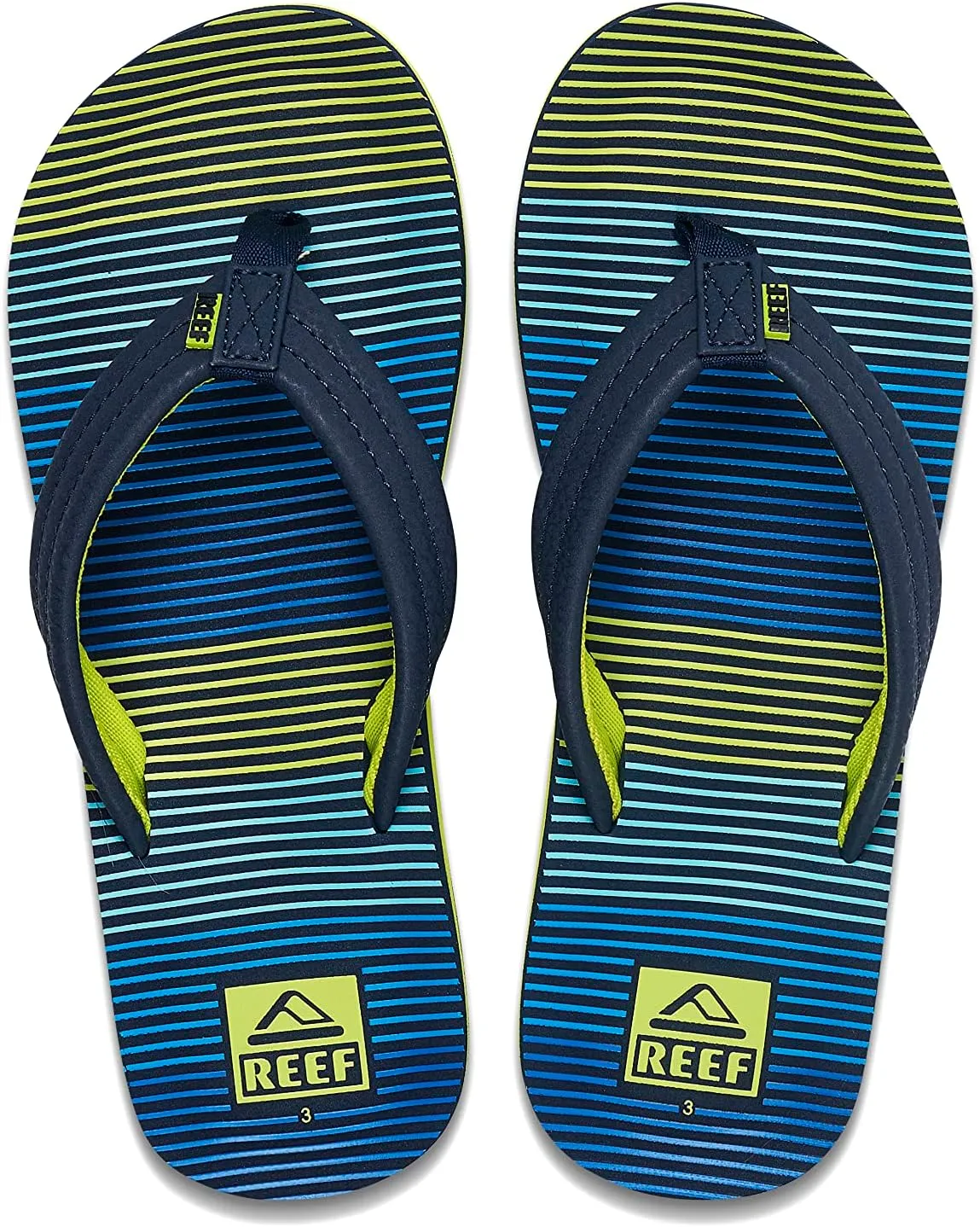 REEF Kids Ahi Unisex-Child Beach Flip Flop, Soft Cushion Footbed, Water Friendly