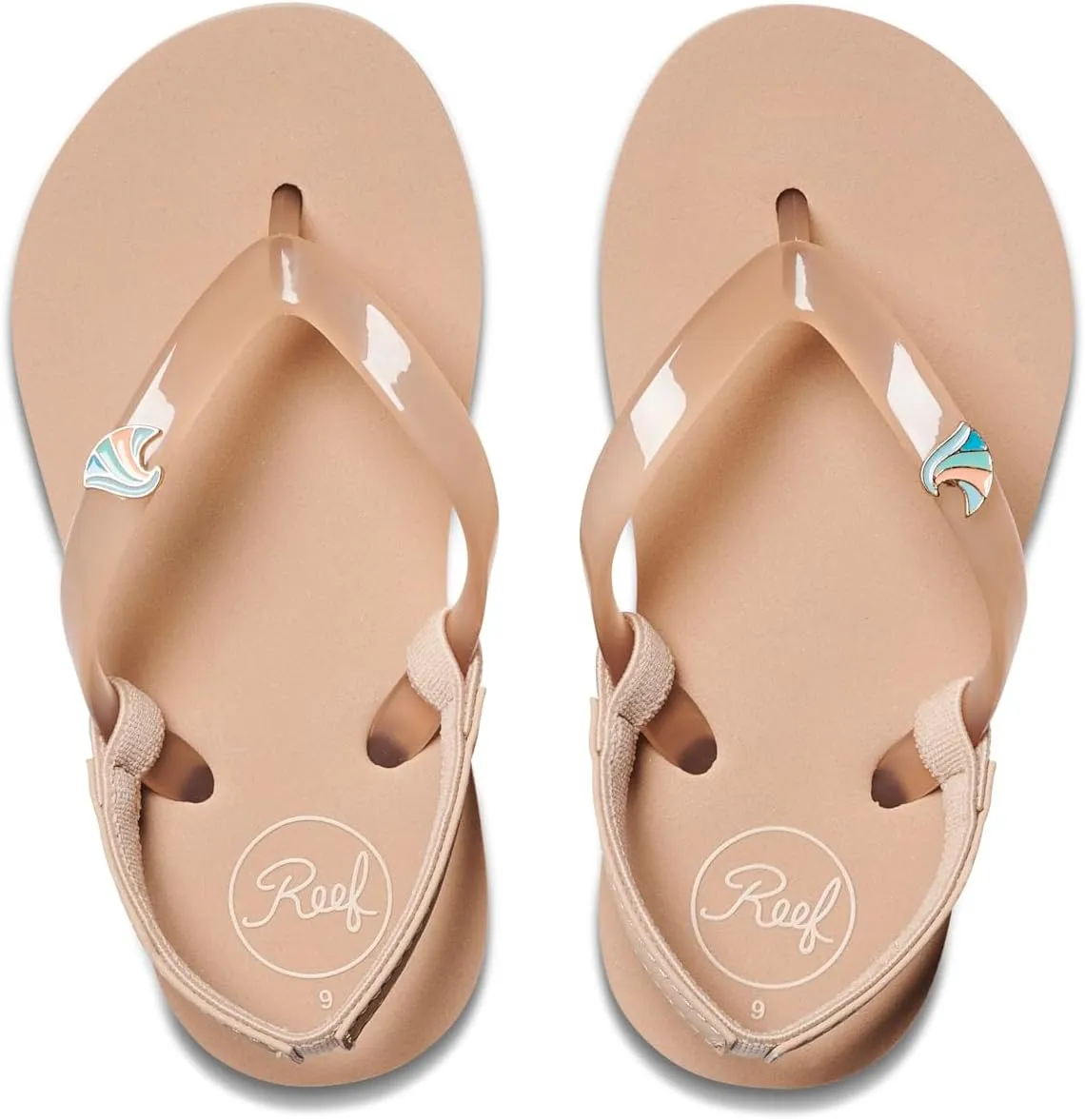 REEF Toddler/Little Kid Charming Flip Flop, Super Lightweight and Soft Footbed, Thin Strap Beach Sandal with Backstrap