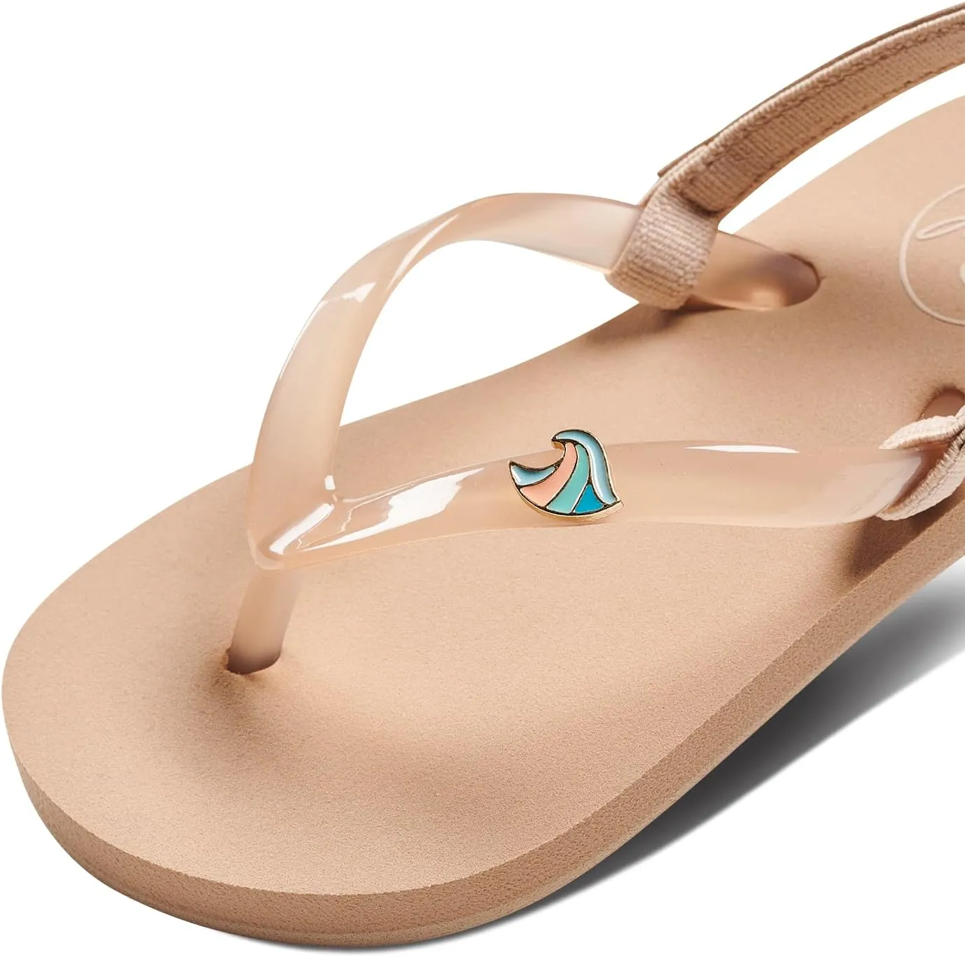 REEF Toddler/Little Kid Charming Flip Flop, Super Lightweight and Soft Footbed, Thin Strap Beach Sandal with Backstrap