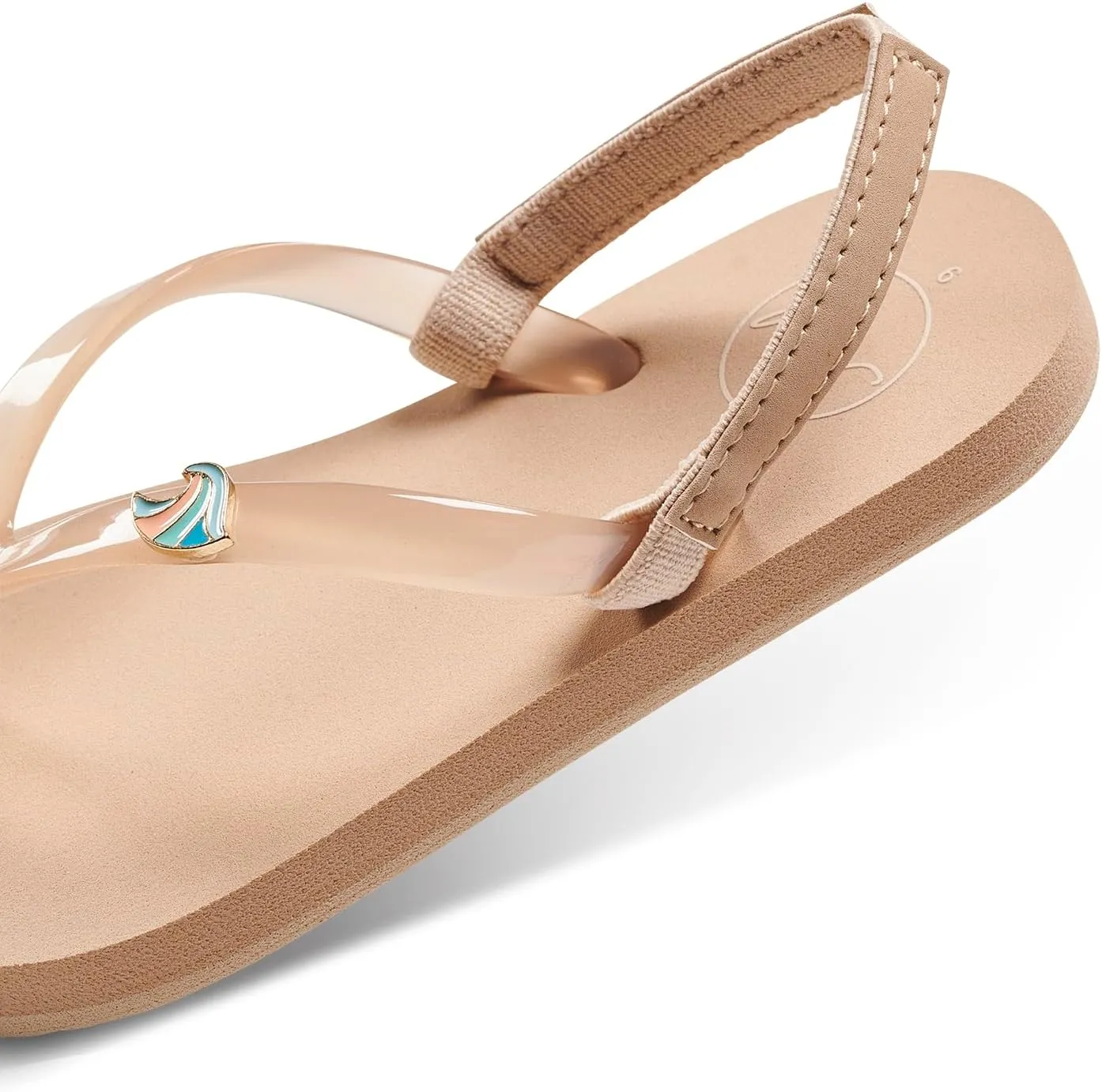 REEF Toddler/Little Kid Charming Flip Flop, Super Lightweight and Soft Footbed, Thin Strap Beach Sandal with Backstrap