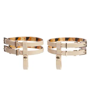 REVERSIBLE DOUBLE WRAP ANKLE STRAPS
