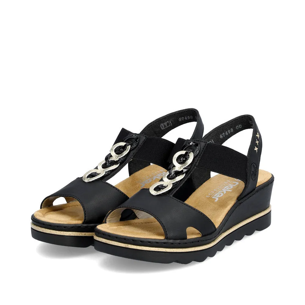 Rieker Ladies Wedge Sandal