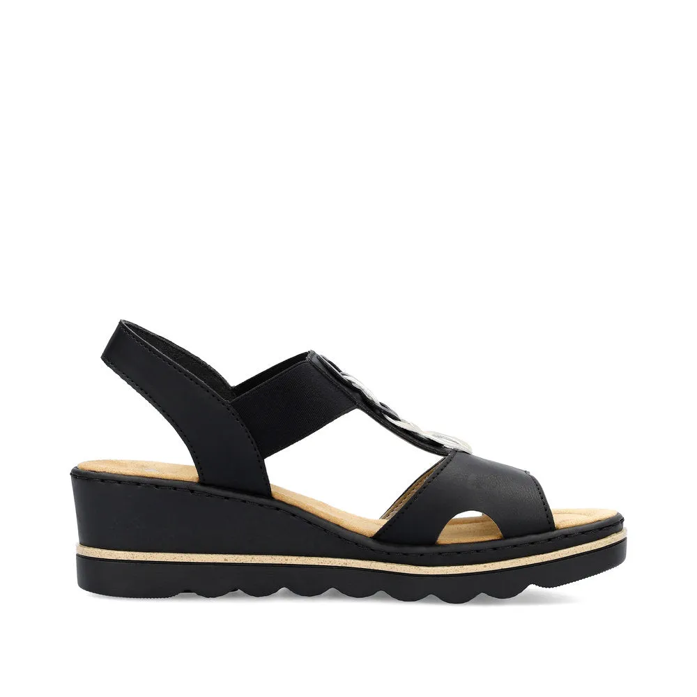 Rieker Ladies Wedge Sandal