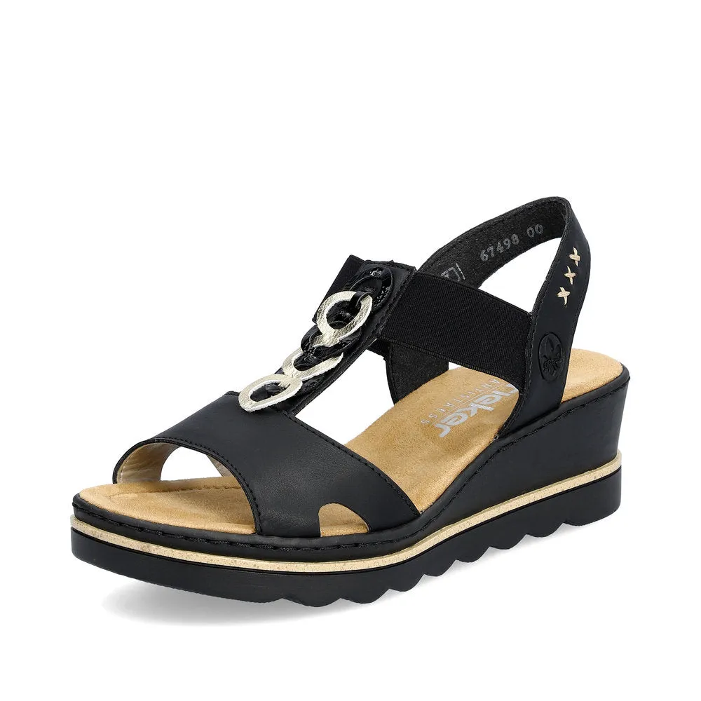 Rieker Ladies Wedge Sandal