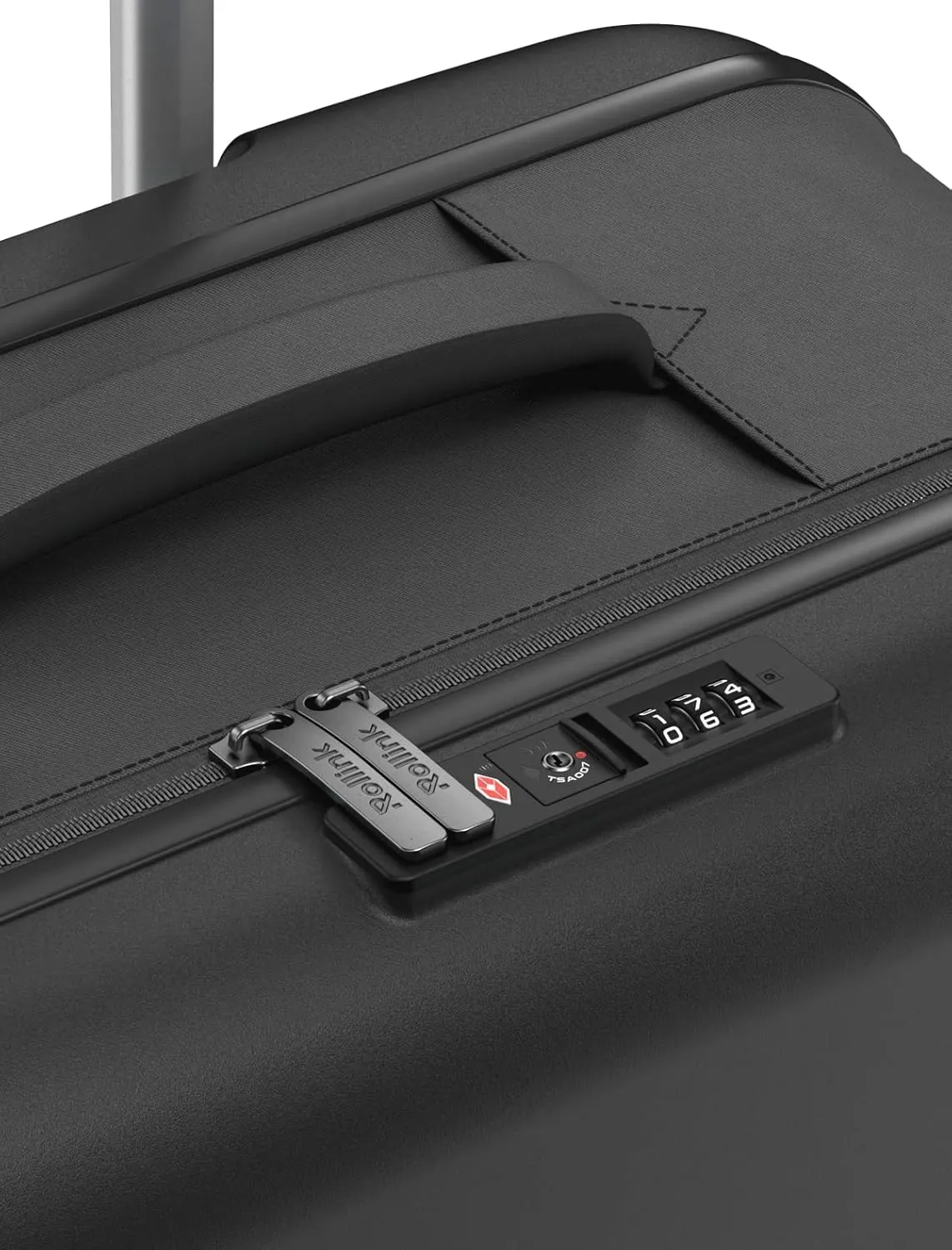 Rollink Flex 360 International Carry-On Fully Collapsible Suitcase - Hardshell, Smooth Double Spinner Wheels, Scratch, Water & Impact Resistant, TSA Lock, (Black, Carry-On International 21-Inch)