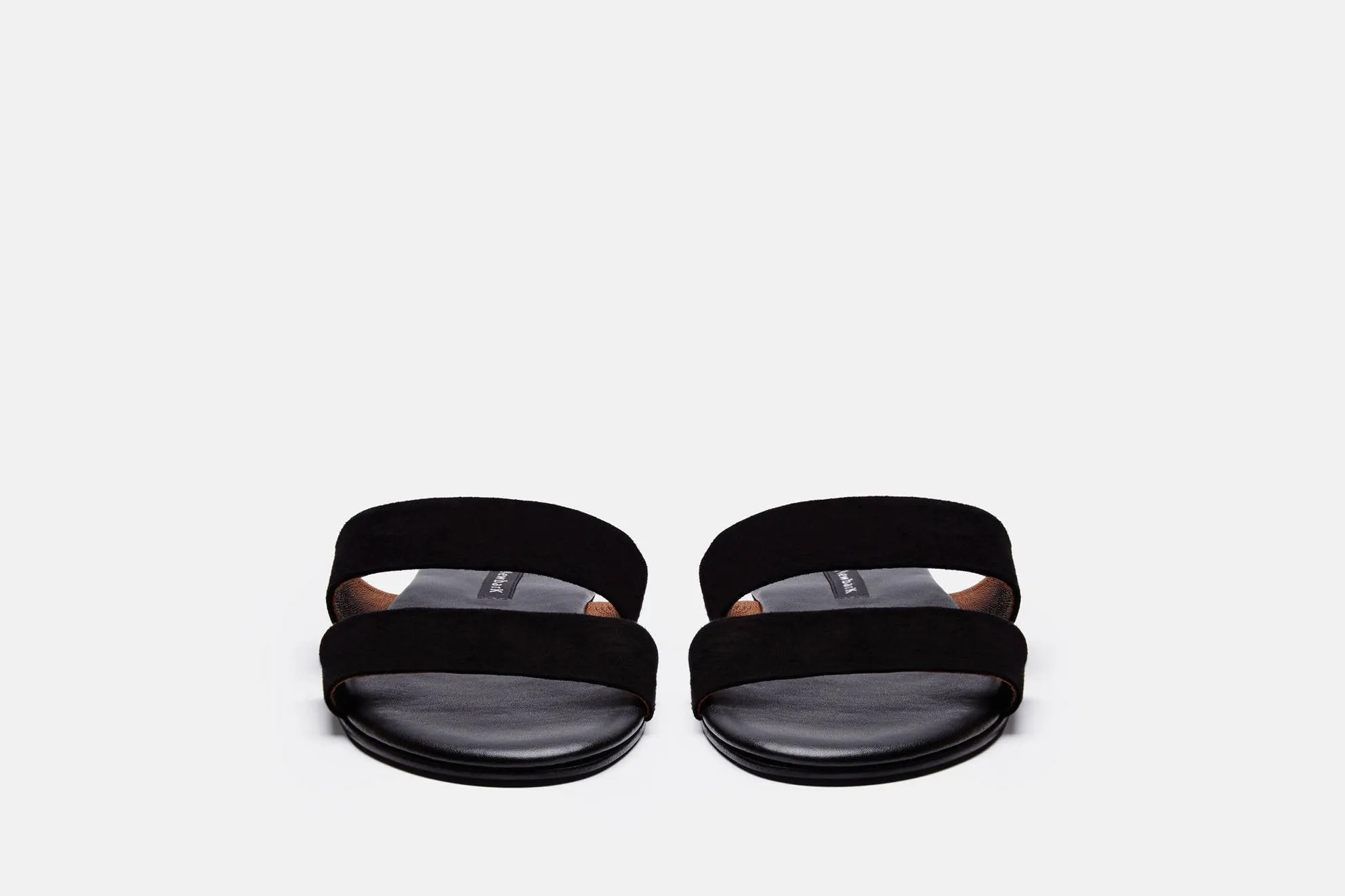 Roma IV Sandal - Black Kid Suede