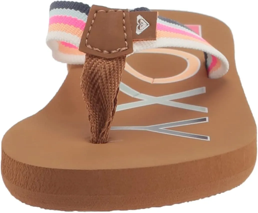 Roxy Girl's Rg Colbee Flip Flop Sandal