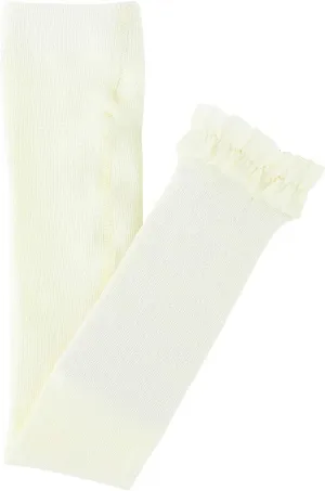 RuffleButts Baby/Toddler Girls Footless Ruffled Tights
